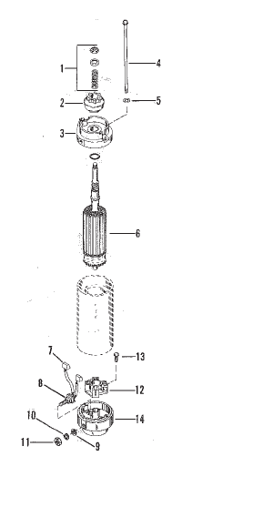 STARTER MOTOR ASSEMBLY BOSCH