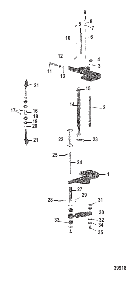 TRANSOM BRACKET (LONG SHAFT)