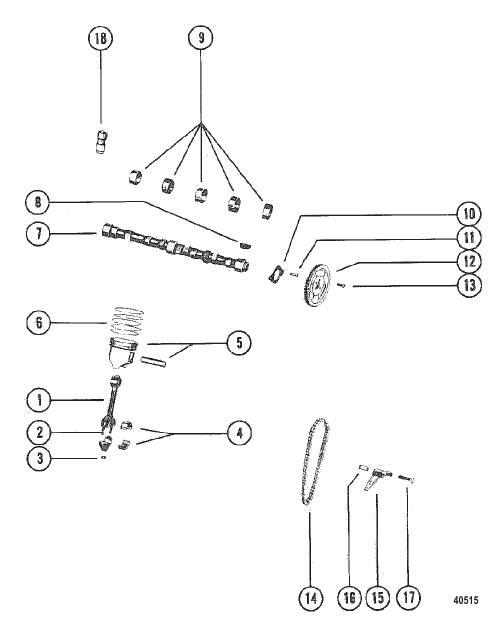Camshaft & Piston