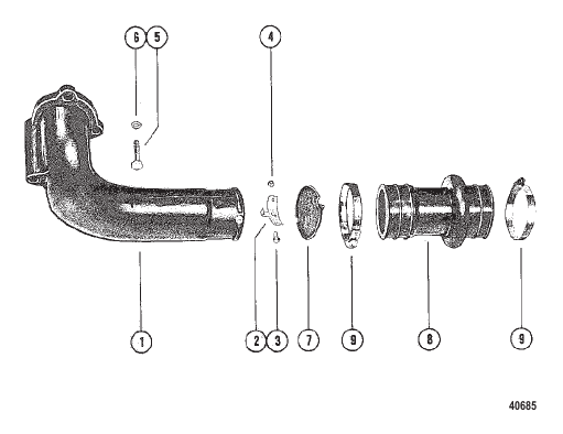 Exhaust Elbow Assembly (MCM)
