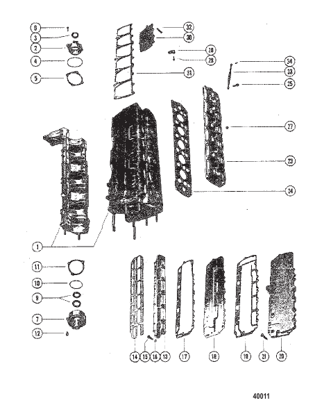 END CAPS, MANIFOLD AND EXHAUST COVERS