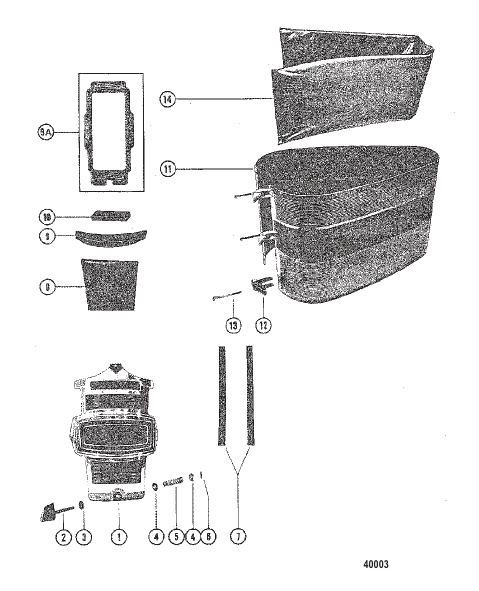 COWLING AND FRONT COVER