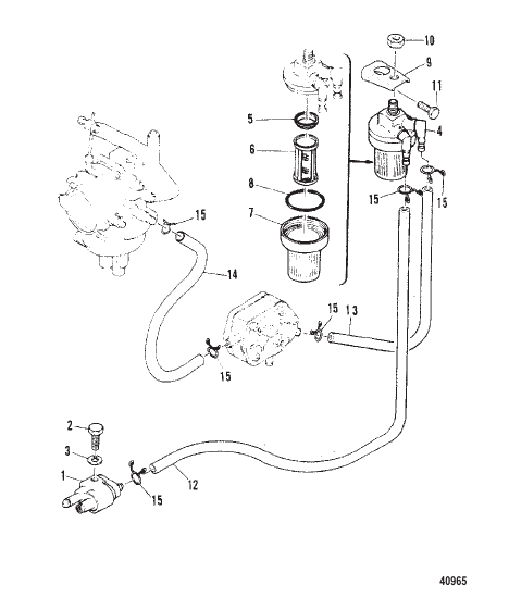 FUEL LINES AND FILTER