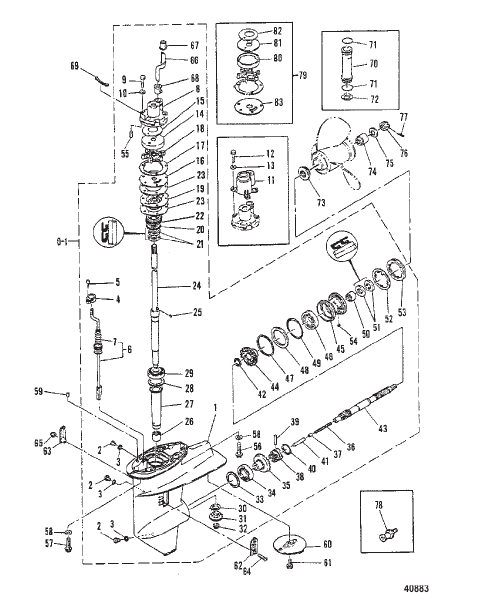 GEARHOUSING ASSEMBLY