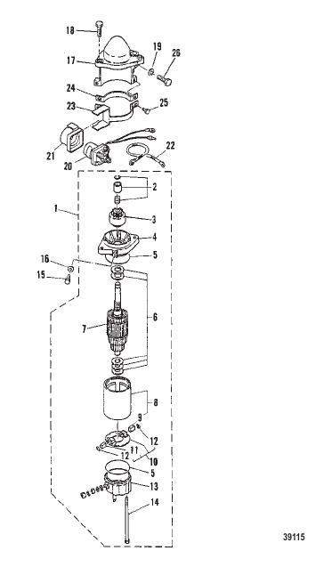 ELECTRIC STARTER MOTOR
