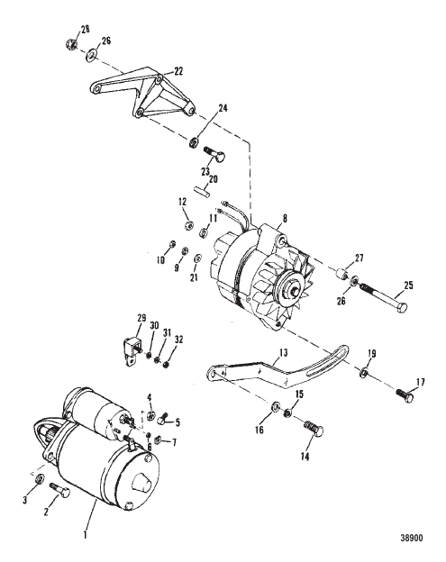 STARTER AND ALTERNATOR