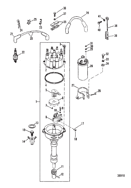 DISTRIBUTOR AND IGNITION COMPONENTS