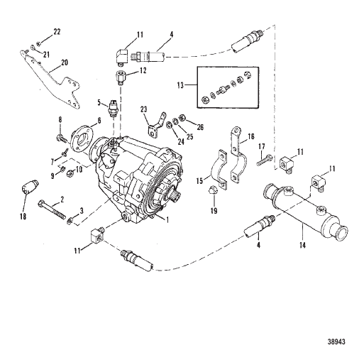 TRANSMISSION AND RELATED PARTS (IN-LINE)