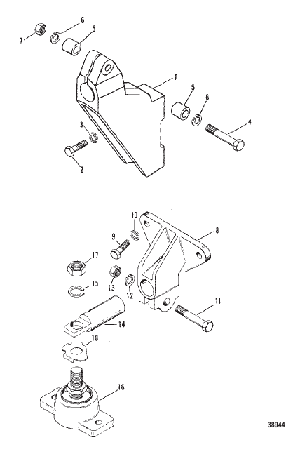 TRANSMISSION AND ENGINE MOUNTING (IN-LINE)