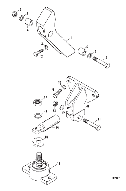 TRANSMISSION AND ENGINE MOUNTING (V-DRIVE)