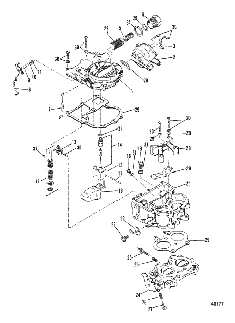 CARBURETOR (MERCARB)