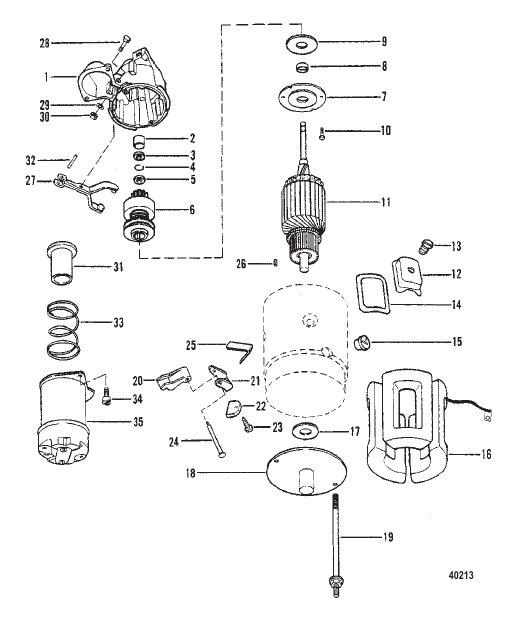 STARTER MOTOR ASSEMBLY