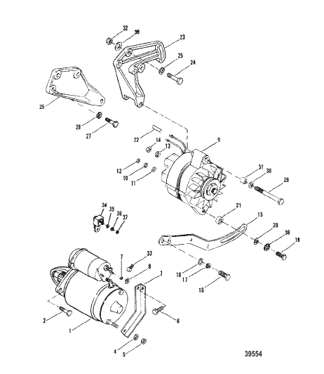 STARTER MOTOR AND ALTERNATOR