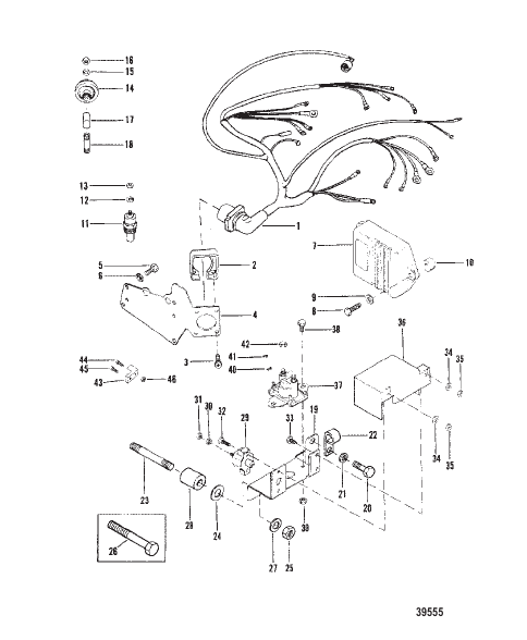WIRING HARNESS AND ELECTRICAL COMPONENTS