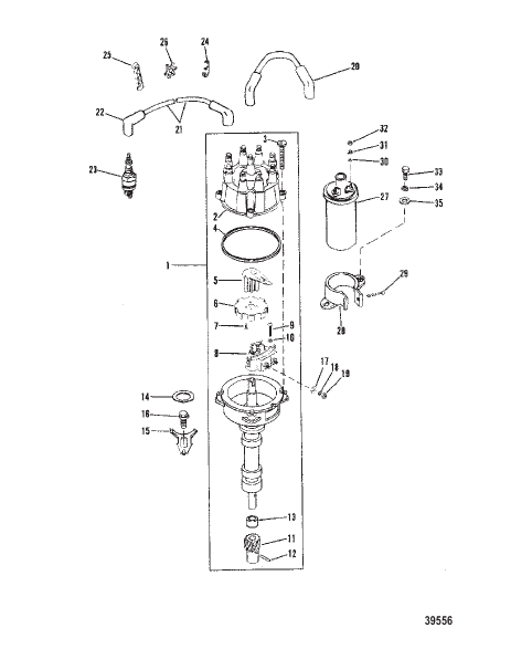DISTRIBUTOR AND IGNITION COMPONENTS