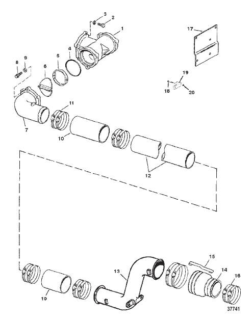DRIVESHAFT EXTENSION COMPONENTS (JACKSHAFT MODELS)