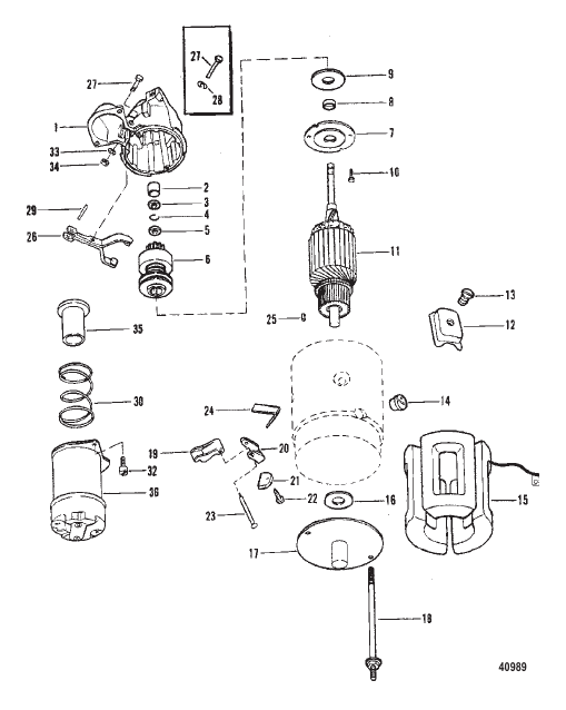 Starter Motor (12 Inch)