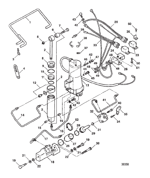 TRIM & TILT ASSEMBLY (F5H209)