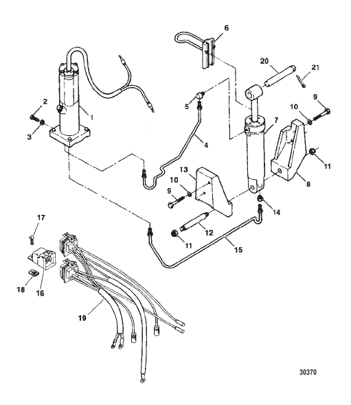 TRIM & TILT ASSEMBLY (819177A8)