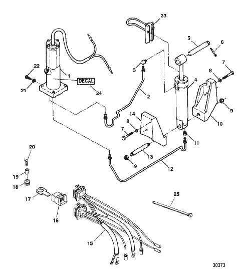 TRIM & TILT ASSEMBLY (819177A9)