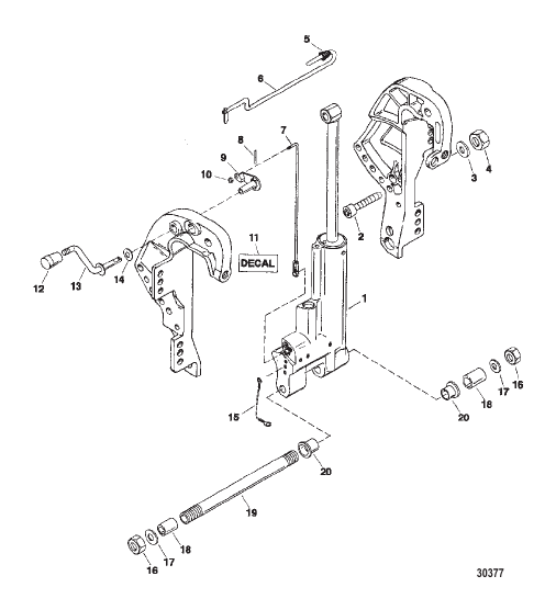 TRIM KIT GAS ASSIST (828533A2)