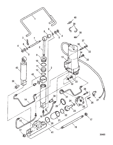 TRIM & TILT ASSEMBLY (F5H149-1)