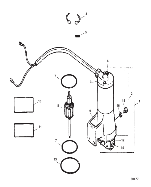 PUMP/MOTOR ASSEMBLY (F694541-2) (ID TAG # HYP-5001)