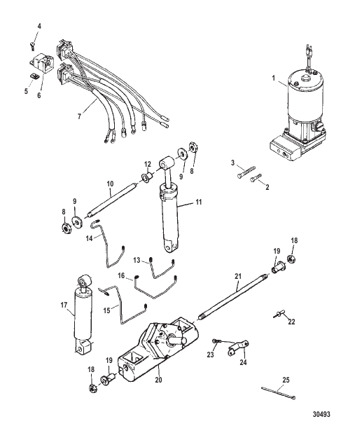 TRIM & TILT ASSEMBLY (819762A15)