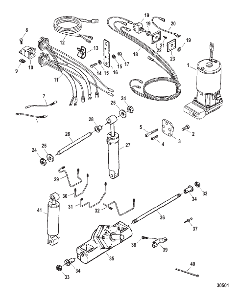TRIM & TILT ASSEMBLY (853515A3)