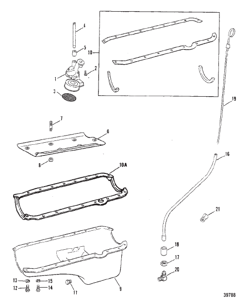 OIL PAN AND OIL PUMP (260)