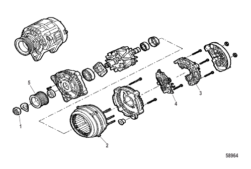 Alternator (8M0112211) Components