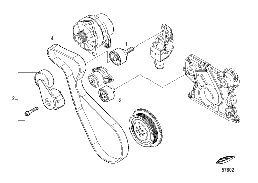 Accessory Drive-Belt and Pulley