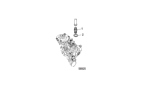 Injection Pump-Fuel Fitting
