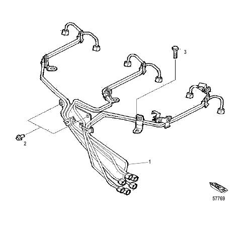 Fuel System-Injection Line Set