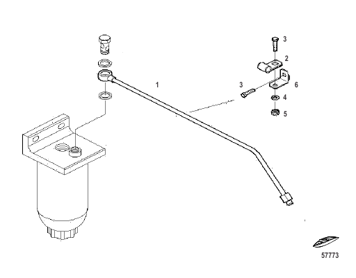 Fuel System-Injection Pump Supply Line