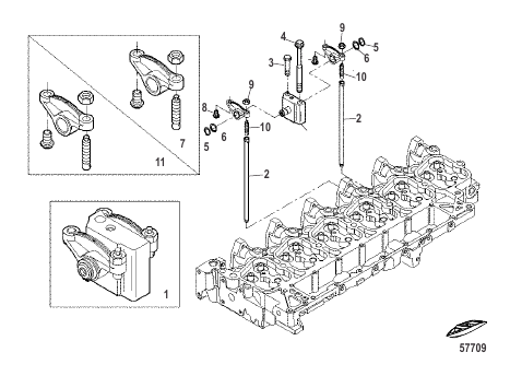 Cylinder Head-Rocker Arms