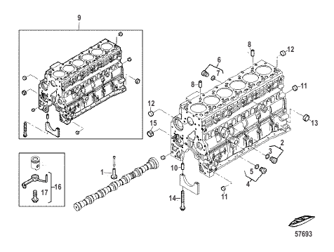 Cylinder Block-Plugs and Pins