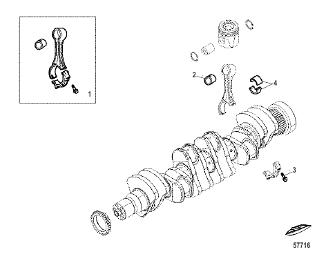 Cylinder block-Conecting Rod and Bearings