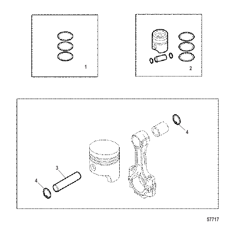 Cylinder block-Piston Assembly and Rings
