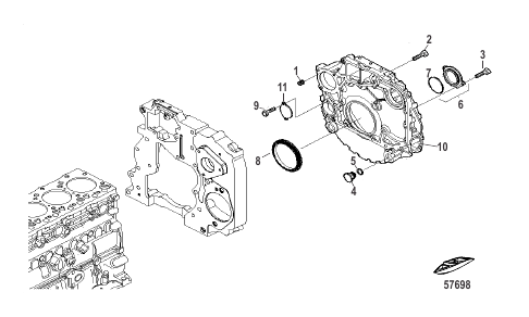 Cylinder Block Flywheel Housing