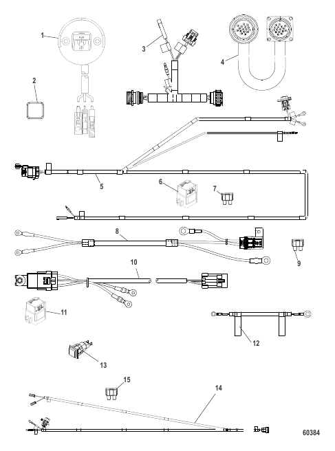 Rigging Harness Lanyard and 16 Pin