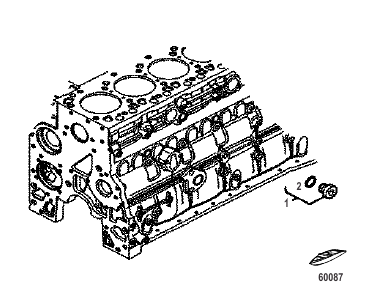 Cylinder block-Passage Plug