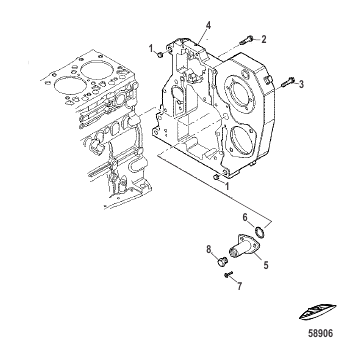 Cylinder Block-Housing, Timing Gear