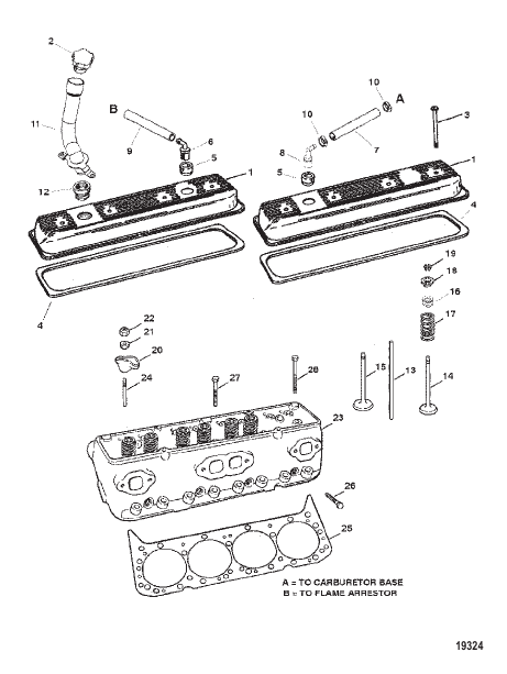 Cylinder Head and Rocker Cover