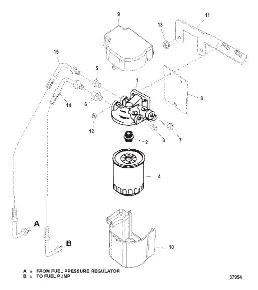 FUEL FILTER (S/N-0L679175 & BELOW)