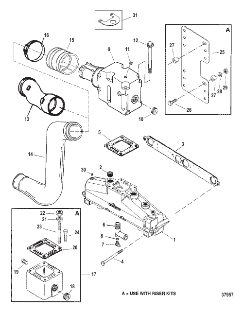 EXHAUST MANIFOLD & EXHAUST ELBOW