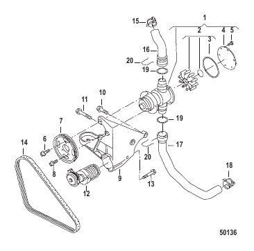 SEA WATER PUMP COMPONENTS