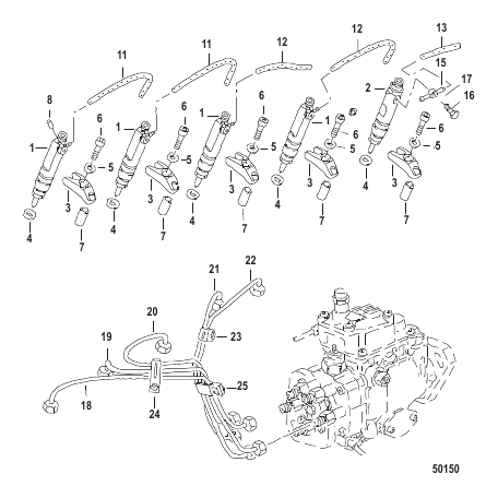 INJECTOR/PRESSURE PIPES