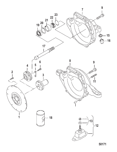 CLUTCH HOUSING/FIXTURE WASHER