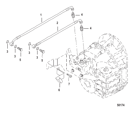 GEARBOX COOLING Oil Pressure Line